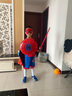 宇龙童话六一儿童节礼物演出服装男童蜘蛛侠套装幼儿园cosplay角色扮演服 套装+披风眼罩护腕+盾牌+剑 120 码建议身高105-110cm 实拍图