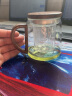 忆壶茶（YIHUTEA）泡茶壶茶水分离泡茶杯玻璃加厚耐热功夫茶杯水杯办公家用杯子茶具 【透明】500ML木灵杯 实拍图