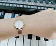 聚利时（Julius）手表女韩版简约时尚圆盘百搭石英学生女士手表金带白盘JA-829C 实拍图