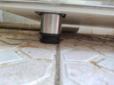 汇乐斯 柜脚 家具脚 加厚可调节家具脚 支撑腿 不锈钢柜脚 厨房橱柜沙发电视柜脚配件 总高6cm 可调高15mm 实拍图