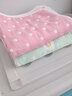 迷人居六层纱布毛巾被纯棉夏季薄款婴儿儿童8层午睡小毯子盖毯 六层纱布全棉-波点粉 90*100 cm全棉纱布 实拍图