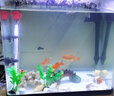 森森（SUNSUN） 鱼缸水族箱金鱼缸带灯鱼缸过滤器玻璃鱼缸桌面鱼缸 黑色 高清玻璃HR-380（带18件） 实拍图