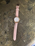 适配罗西尼517768 516734 飞亚达LA8262 TITUS铁达时 系列女真皮牛皮手表带 粉色 玫瑰金扣 15mm 实拍图