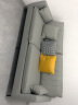 锦巢沙发小户型布艺沙发北欧客厅懒人免拆洗科技布组合沙发XH-960 流光银（科技布） 三人位【210CM】 实拍图