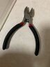 五羊一郎水口钳斜口钳电工具剪钳工业级模型剪小偏口斜嘴钳子剪线钳 加厚款 铬钒钢水口钳【5寸】 实拍图
