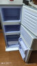 樱花（SAKURA）双门小冰箱迷你冰箱小型家用宿舍保鲜冷藏冷冻 双门小型两门电冰箱 BCD-78A152闪光银78L 实拍图