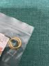 赛菲尔黄金耳饰女足金999.9时尚圆圈耳环送老婆小版约1.15克 实拍图