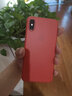 麦麦米适用苹果iPhoneXs手机壳xs超薄磨砂保护套新款软壳男女潮 苹果XS【5.8英寸超薄】-中国红 实拍图