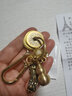大礼尚舒黄铜五帝钱貔貅钥匙扣挂件男复古黄铜葫芦车挂饰吊坠挂绳 五帝钱+招财貔貅+朱砂空心葫芦+金钱袋+扣 实拍图