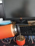 茗元素（MINGYUANSU） 小钢炮焖茶杯便携旅行户外车载杯不锈钢情侣保温杯保冷杯620ml 小钢炮焖茶杯-橙色 620ml 实拍图
