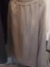 无印良品 MUJI 女式 亚麻 直筒裙 BEK36A2S 浅灰棕色 XS-S 实拍图