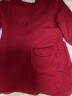 茵曼童装儿童红色连衣裙女童新年裙洋气女孩公主裙子2022新款 红色 140cm 晒单实拍图