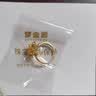 梦金园黄金戒指牡丹花硬金戒指显大指环闭口女戒生日礼物 实拍图