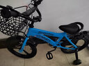 贝琦童（BEIQITONG）儿童自行车单车2-3-4-6-9-10岁男孩童车中大童女孩小孩宝宝脚踏车 尊享蓝【一体轮】暴君轮水壶礼包 16寸适合身高(105-115)CM 实拍图