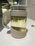 MiGo 玻璃泡茶杯女士茶水分离杯防摔耐热家用办公室带盖杯子带把茶杯 浅墨灰450ML 实拍图