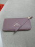 书果儿(SHU GUO ER)女士长款钱包女韩版皮夹时尚小鹿钱夹多功能 Y1007 紫色#C223 实拍图