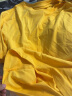 太平鸟男装 夏短袖T恤男干爽面料情侣时尚运动服纯色体恤打底衫潮 黄色速干（合体） XL 实拍图