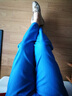 友家坊天丝牛仔裤女阔腿宽松夏季薄款冰丝老年裤子高腰休闲女阔脚牛仔裤 277深蓝色 XL腰围2尺2-2尺3 实拍图