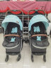 酷贝乐双胞胎婴儿推车可坐可躺可拆分轻便折叠婴儿车双向避震宝宝手推车 Nebula【2代】-雀湖蓝 实拍图