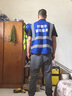 鑫凯蒙 广告反光马甲工作服定制工地背心施工外卖环卫工人服装印字logo 定制针织网布款/宝蓝 均码 实拍图