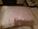百年六合19姆米重磅双面真丝枕套100%桑蚕丝丝绸枕头套尺寸可定制  单只价 雨落花开 48*74cm 实拍图