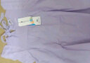 贝壳元素女童夏装飞袖娃娃衫 韩版女童童装短袖T恤裙衫 tx5773 淡紫色 110cm 晒单实拍图