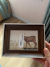 栖域（QIYU） 创意相框摆台挂墙10寸照片框北欧风像框画框装裱 小鹿咖 5寸(照片8.9cm*12.7cm) 实拍图