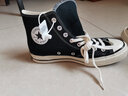 匡威（Converse）经典款男女鞋三星标1970s休闲鞋情侣帆布鞋百搭黑高帮162050C 162050C 高帮黑色 现货 41 实拍图
