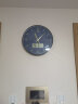 Timess 挂钟钟表客厅创意北欧时钟万年历温度石英钟简约轻奢表挂墙 P52-6【35厘米日历款】 实拍图