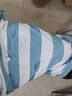 奈加图春季港风条纹长袖男韩版卫衣男士T恤春秋衣服潮流ins上衣 W13条纹浅蓝 L 实拍图