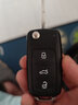 314°适用大众汽车遥控钥匙按键皮 大众斯柯达折叠钥匙外壳按键皮 大众遥控器按键皮 202系列按键皮 实拍图