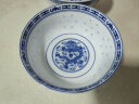 LICHEN 景德镇老式青花玲珑陶瓷碗 釉下彩陶瓷餐具饭碗 中式优级品餐具 一个 龙纹碗4.5英寸 实拍图