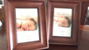 约美 欧式出口创意组合实木相框挂墙相架相片框美式像框证书框摆台 深棕色 7寸 实拍图