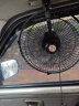 自由牛（ZIYOUNIU）车载风扇面包车小大货车专用电风扇制冷强力风力车载电风扇车用 四叶黑色风扇(10寸12V) 实拍图
