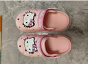 Hello Kitty童鞋女童宝宝拖鞋夏季轻便透气花园鞋儿童洞洞鞋5902粉色28 实拍图