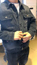 gxmy牛仔夹克外套男士套装春秋季新款一套青年搭配翻领衣服男装三件套 862黑色+白T+551黑裤 XL 【120-140斤】 实拍图