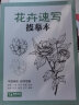 经典全集《花卉速写描摹本》零基础画画入门新手自学教程书籍线描花卉临摹手绘学绘画教材铅笔画素描速写描摹 实拍图