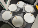 佰陶匠山田纯色陶瓷碗盘套装家用2025新款高颜值简约餐具菜盘米饭碗汤碗 7英寸圆盘6只装【17.8*3.5cm】 实拍图