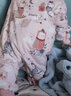 良良婴儿睡袋秋冬加厚款儿童睡袋新生儿分腿款四季通用防踢被 拼图粉·夹棉款100g-适合15-20℃ XL（建议身高90-105cm） 实拍图