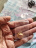 六桂福珠宝 黄金耳饰 满天星 足金耳环耳钉耳坠女礼物 EH0001 2.75g 实拍图
