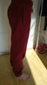 拓营者束口运动裤男士休闲裤宽松长裤秋冬新款针织棉跑步裤收口小脚裤加厚加绒运动卫裤保暖棉裤 枣红 L-加厚不倒绒 实拍图