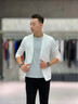 Fazeya恒源祥集团西装男防晒冰丝春夏薄款弹力白色单西外套休闲小西服 8833白色（夏季轻薄款） L (175)（建议120-140斤） 实拍图