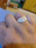 纯已久银饰99足银戒指 满天星银戒指 时尚开口 多层银镂空满天星戒指食指戒指时尚个性指环 3层满天星戒指 实拍图