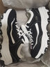 斯凯奇（Skechers）女鞋秋冬2025新款经典熊猫鞋轻便运动鞋休闲鞋厚底增高老爹鞋女 黑色/白色-BKW/女 36.5 实拍图