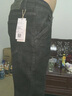 BORURZ秋冬季牛仔裤男宽松直筒加肥加大码弹力胖子休闲长裤子 黑色(常规款) 33适合(150-160)斤 实拍图