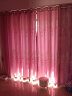 维丽莎北欧简约网红镂空星星公主风蕾丝双层客厅卧室飘窗成品窗帘定制 莫兰迪-粉灰(布+纱) 打孔1米拍 (要几米数量拍几米) 实拍图