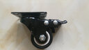 冰禹 BY-7081 轻音耐磨黑色脚轮 工业万向轮金钻轮滑轮平板轮子 1.5寸刹车轮（2只/包） 实拍图