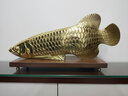 佐森 金龙鱼 铜摆件客厅工艺品电视酒柜创意家居办公室装饰店铺饭店酒店开业礼品乔迁新居朋友礼物 金龙鱼（长50CM）含底座【礼盒包装】 实拍图