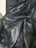 吉普（JEEP）秋季新款韩版潮流翻领皮衣男短款机车服修身帅气机车皮夹克外套 黑色 XL 晒单实拍图