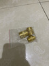 杰洲加厚黄铜对丝外丝直接进水管接头管件水暖配件 特厚4分 6分 全铜 对丝 DN20/6分铜对丝 实拍图